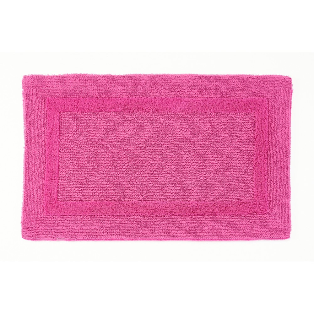 Reversible Bath Mat 570 by Designer Abyss & Habidecor in Happy Pink